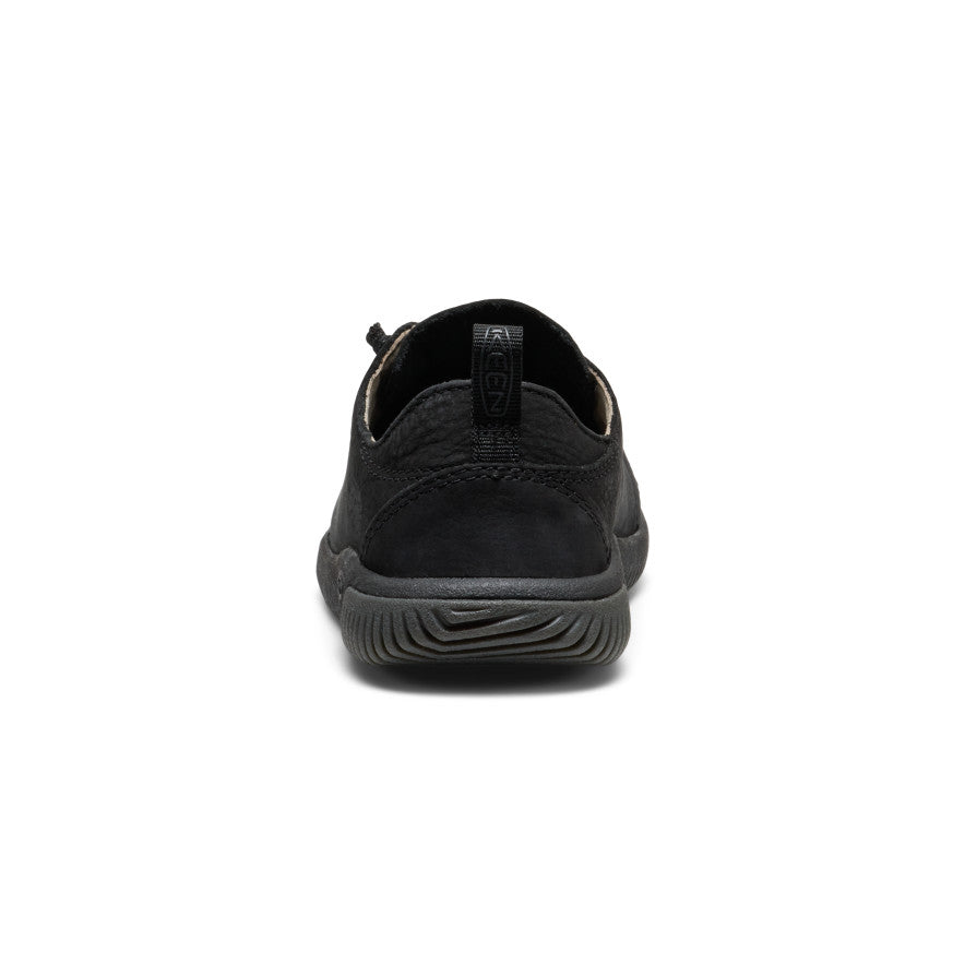 Big Kids' KNX Leather Sneaker | Triple Black - Image 5