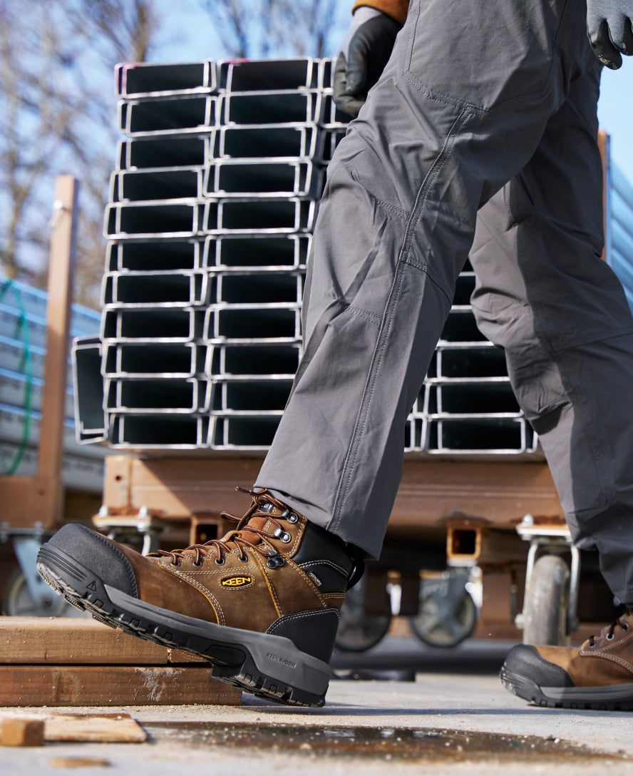 Men's CSA Evanston 6 Waterproof Boot (Carbon Toe) | Bison/Black - Image 9