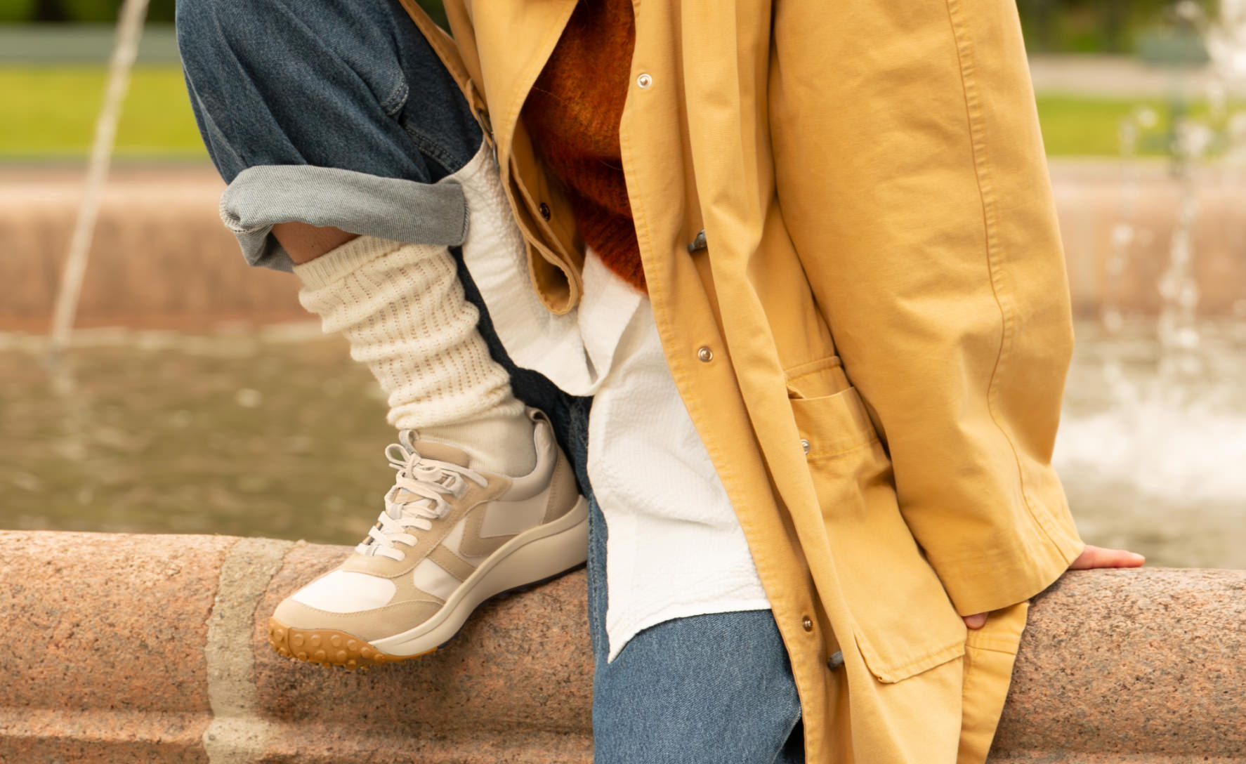 Women's KS86 Sneaker | Birch/Star White - Image 7