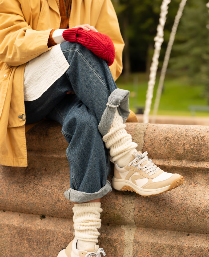 Women's KS86 Sneaker | Birch/Star White - Image 9