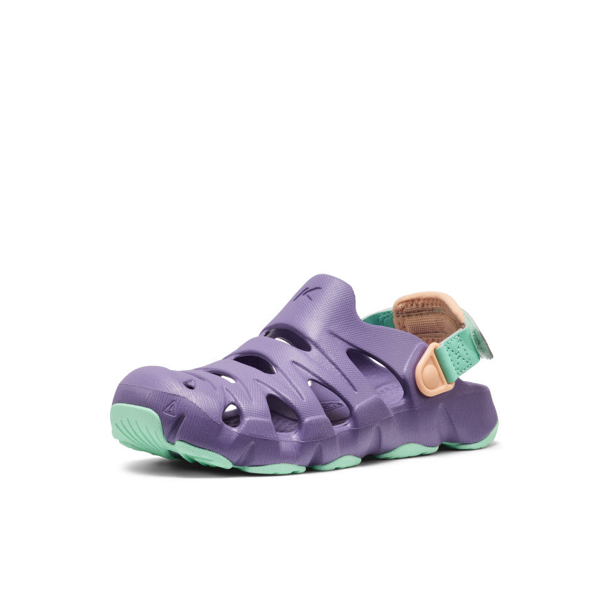 Big Kids' HyperFLT Clog | Purple Haze/Peach Fuzz - Image 3