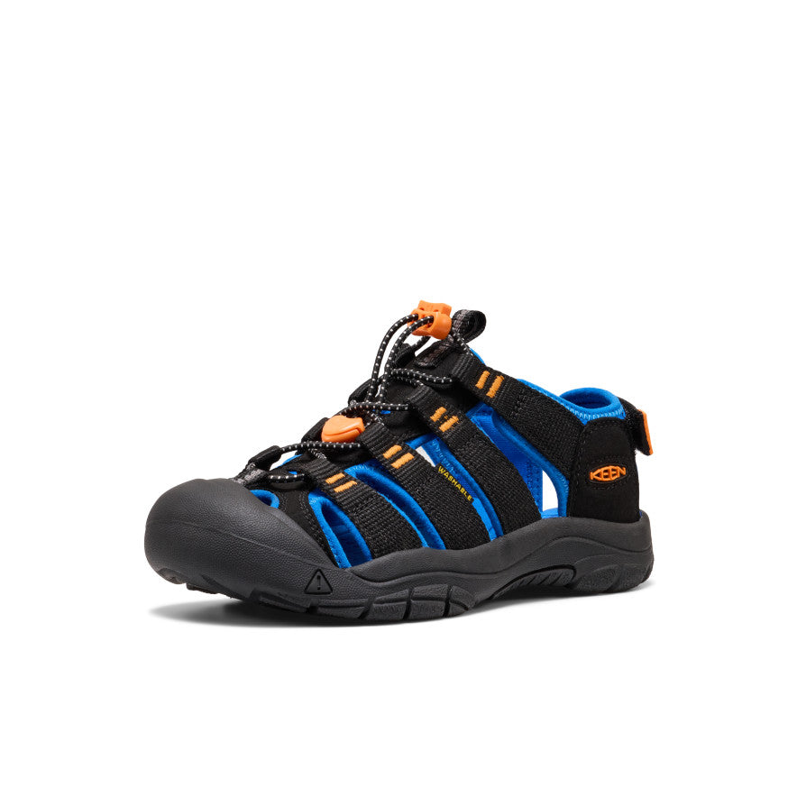 Big Kids' Newport Boundless Sandal | Black/Precious Blue - Image 3
