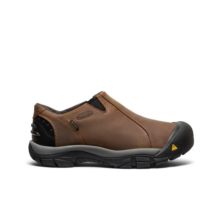 Men's Brixen Waterproof Shoe Wide | Slate Black/Madder Brown