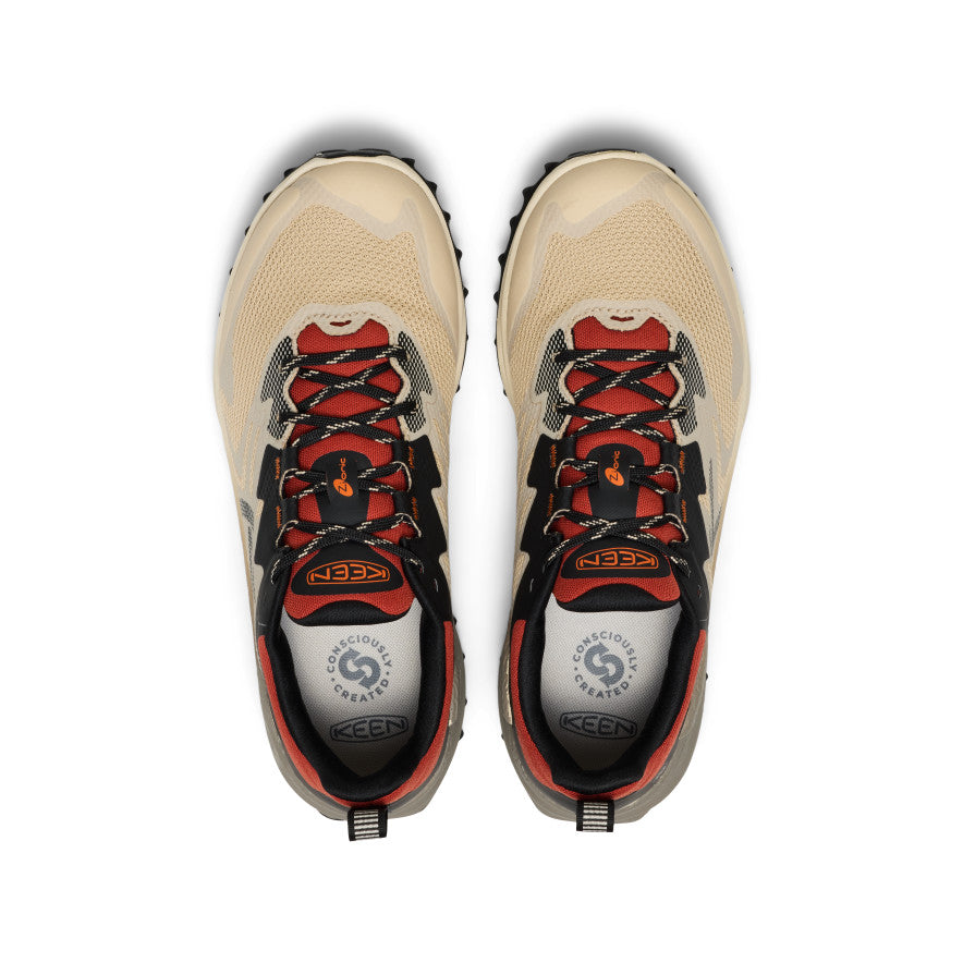 Men's Zionic NXT Waterproof Hiking Shoe | Safari/Red Ochre - Image 4