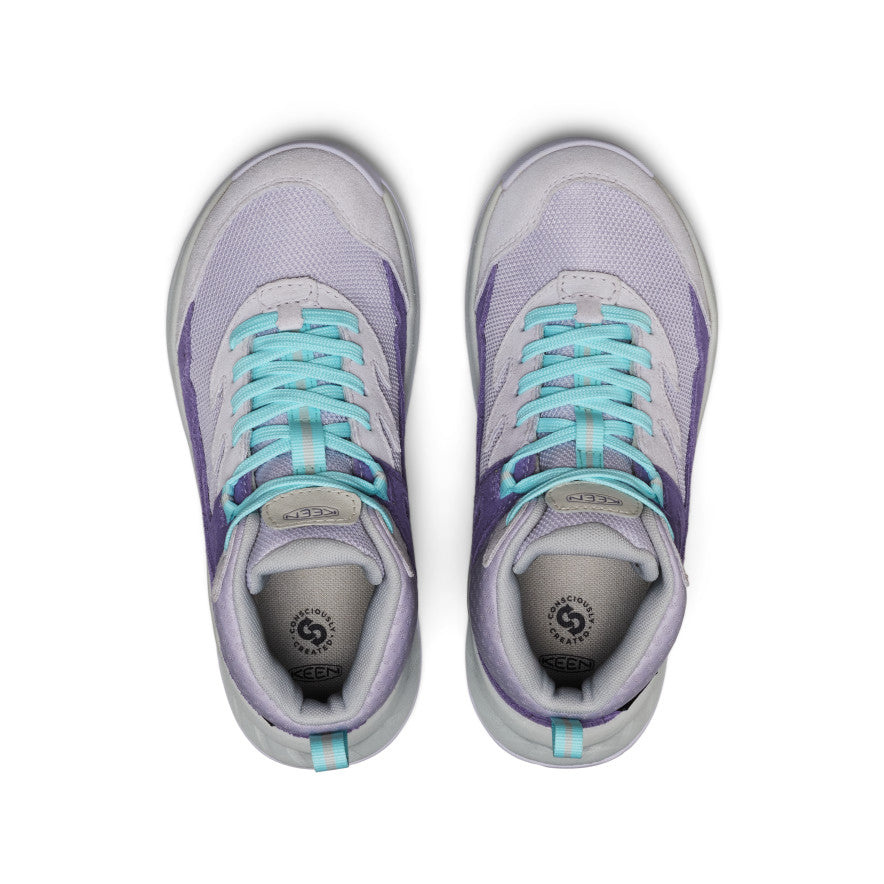 Big Kids' Hightrail Waterproof Hiking Boot | Purple Haze/Thistle - Image 4