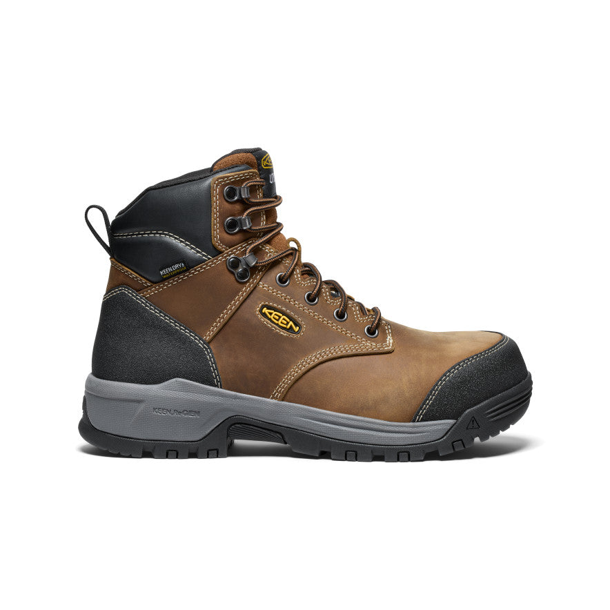 Men's CSA Evanston 6 Waterproof Boot (Carbon Toe) | Bison/Black