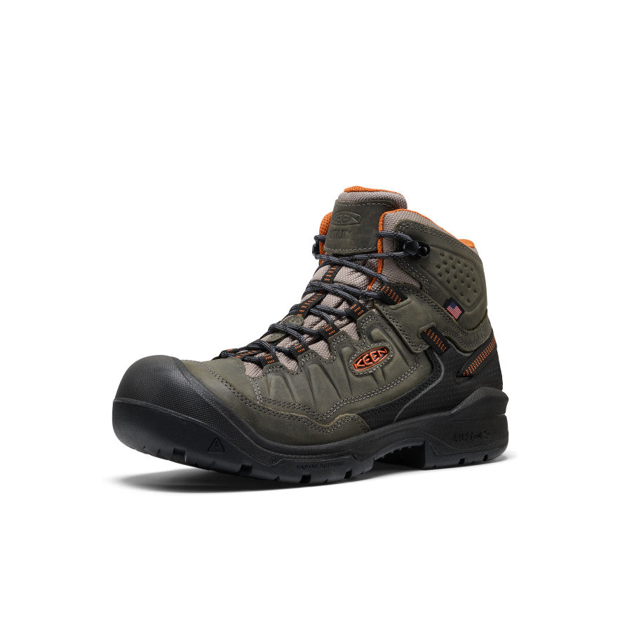 Men's Targhee IV Waterproof Work Boot (Carbon Toe) | Magnet/Black - Image 3