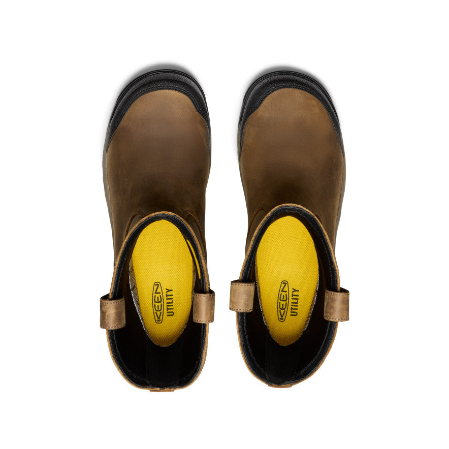 Men's Evanston Pull-On Waterproof Boot (Carbon Toe) | Bison/Black - Image 4