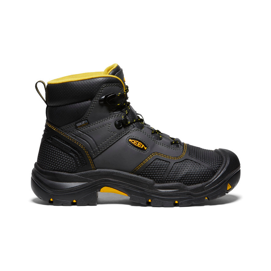 Men's Logandale Waterproof Boot (Steel Toe) | Raven/Black