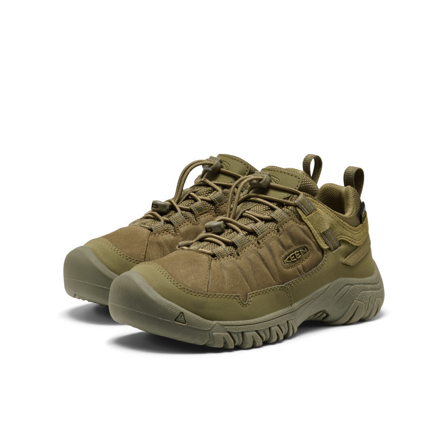 Big Kids' Targhee IV Waterproof Hiking Shoe | Martini Olive - Image 2