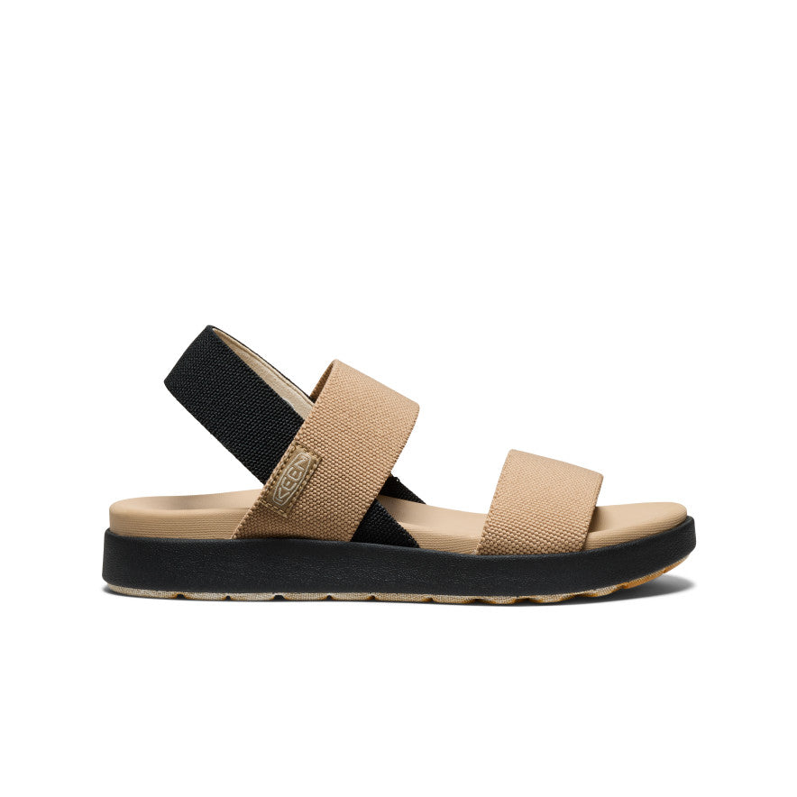 Women's Elle Backstrap Sandal Wide | Cornstalk/Black