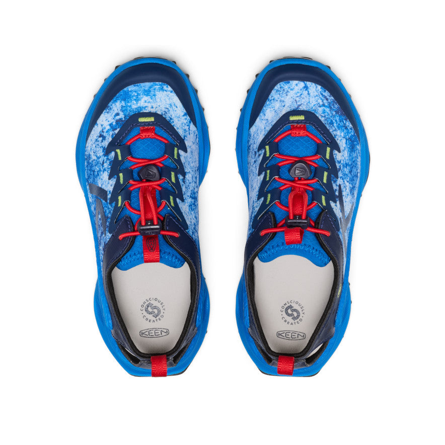 Big Kids' Zionic ADV Sandal | Precious Blue/Racing Red - Image 4
