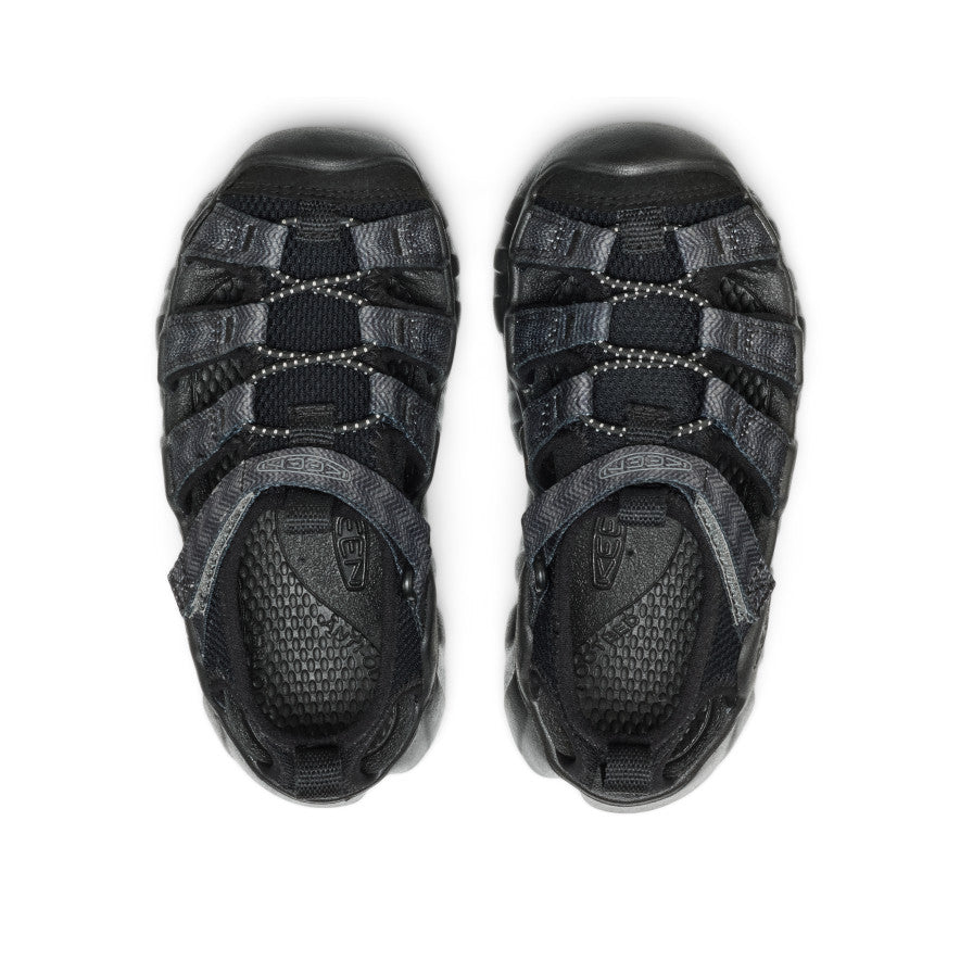 Little Kids' Hyperport H2 Sandal | Black/Steel Grey - Image 4