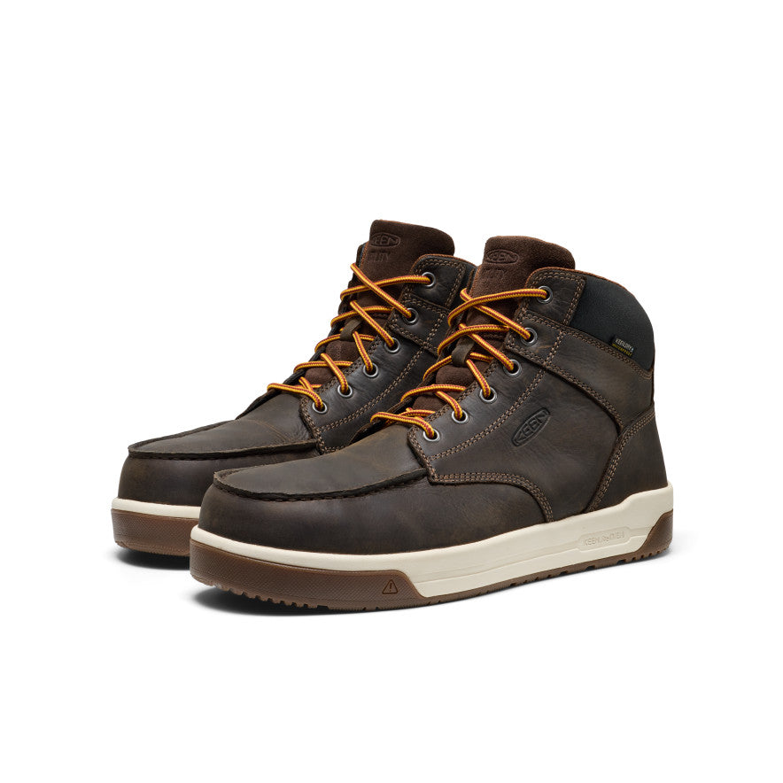 Men's Gibson Waterproof Work Boot (Carbon Toe) | Cascade Brown/Gum - Image 2