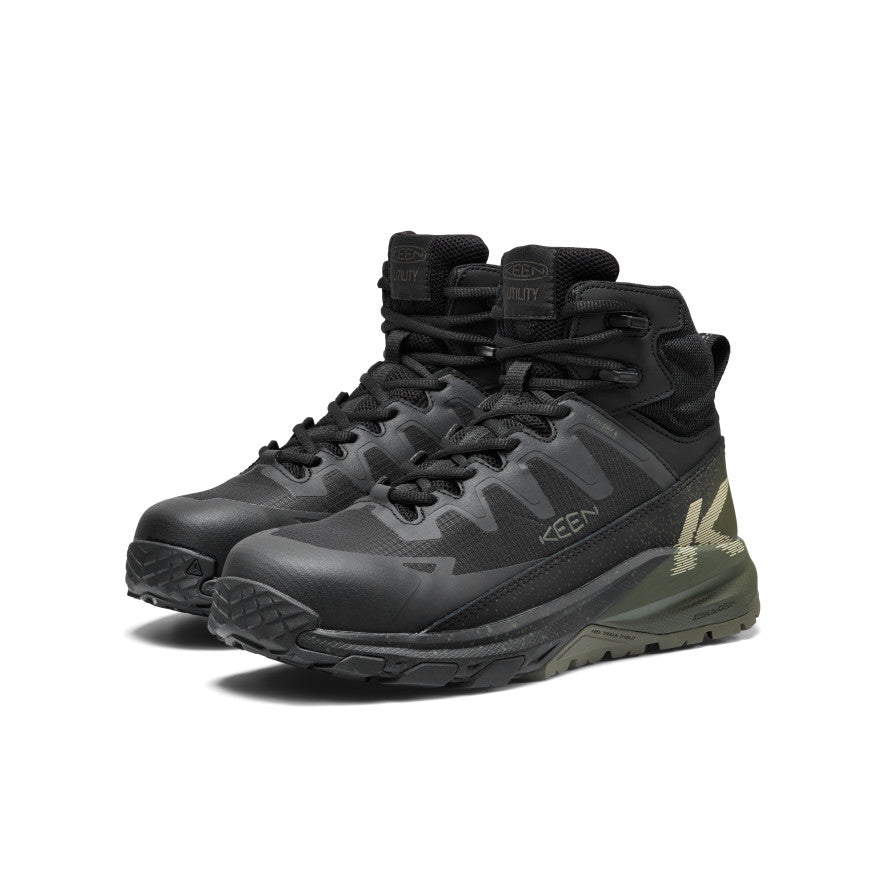 Men's Targhee Blur Waterproof Work Boot (Carbon Toe) | Forest Night/Black - Image 2