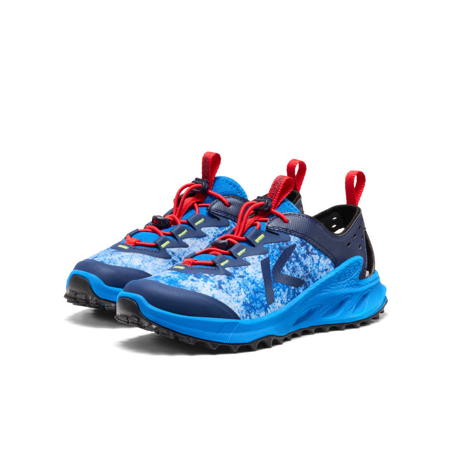 Big Kids' Zionic ADV Sandal | Precious Blue/Racing Red - Image 2