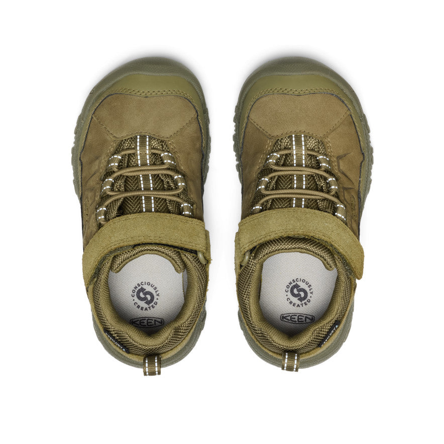 Little Kids' Targhee IV Waterproof Hiking Shoe | Martini Olive - Image 4