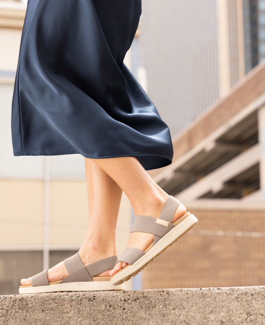 Women's Elle Backstrap Sandal | Garnet/Birch - Image 8