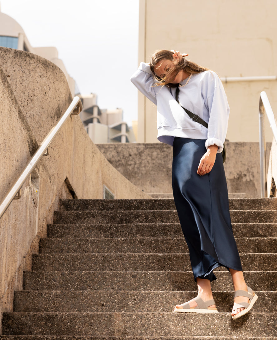 Women's Elle Backstrap Sandal | Garnet/Birch - Image 9