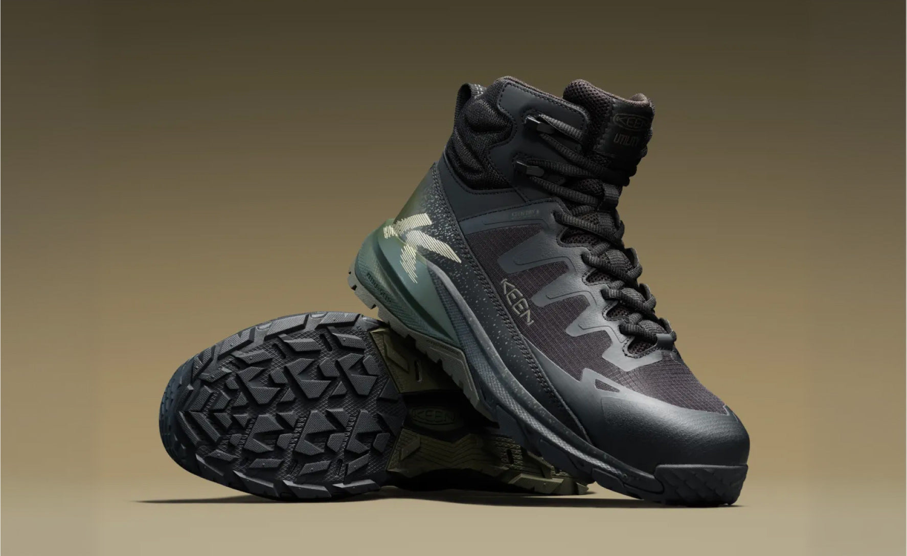 Men's Targhee Blur Waterproof Work Boot (Carbon Toe) | Steel Grey/Black - Image 7