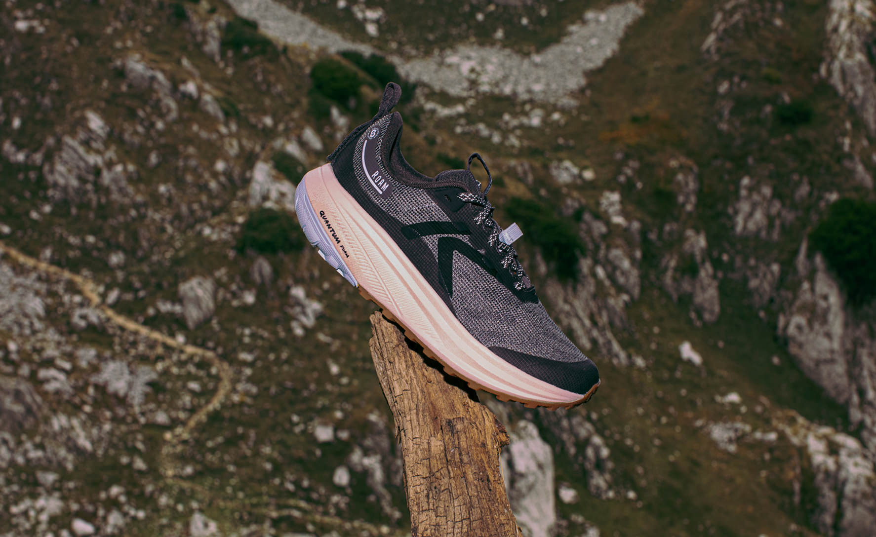 Women's Roam Trail Running Shoe | Magnet/Ballad Blue - Image 7