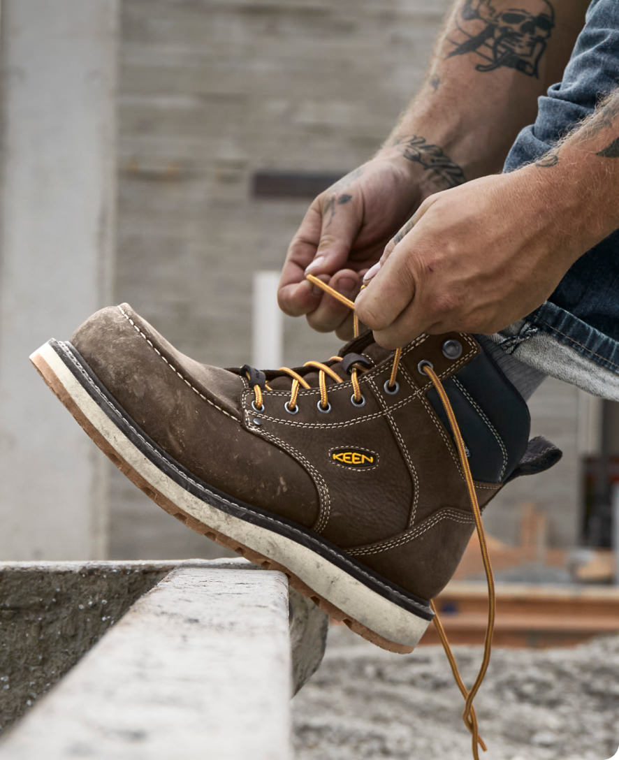 Men's Cincinnati 6 Waterproof Boot (Carbon Toe) | Dark Chocolate/Sandshell - Image 9