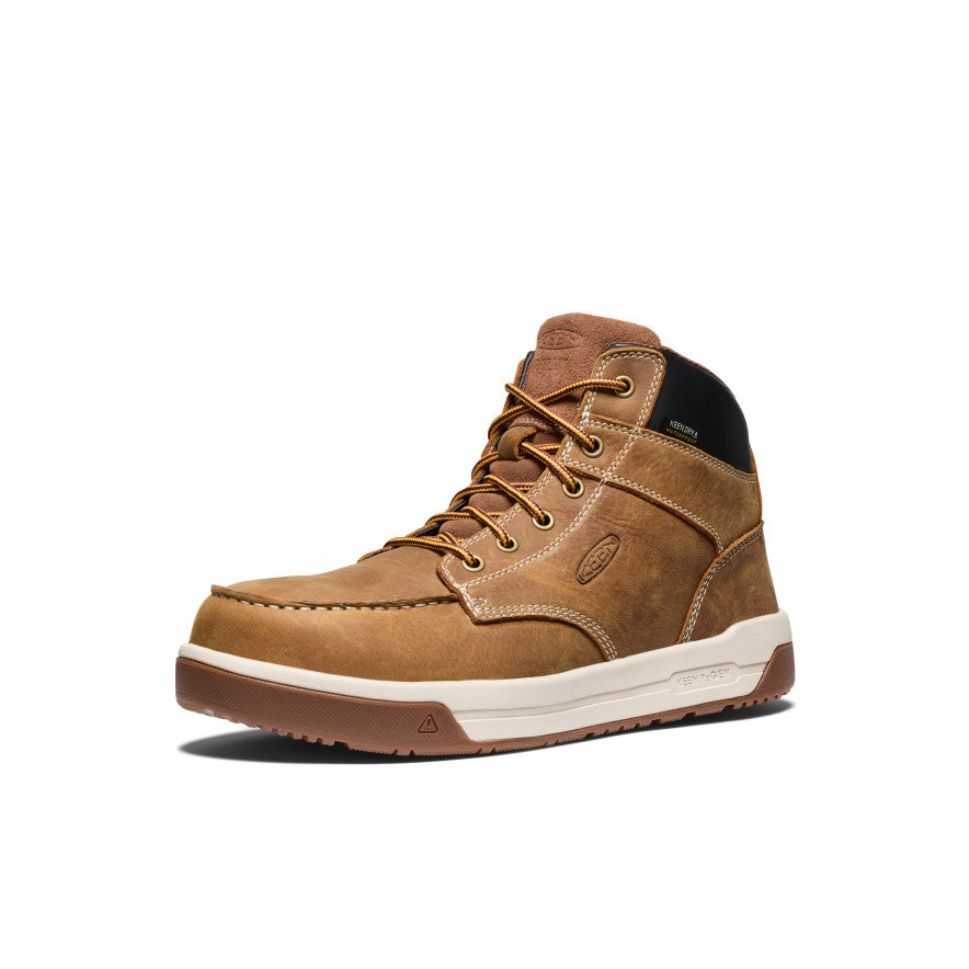 Men's Gibson Waterproof Work Boot (Carbon Toe) | Belgian/Gum - Image 3