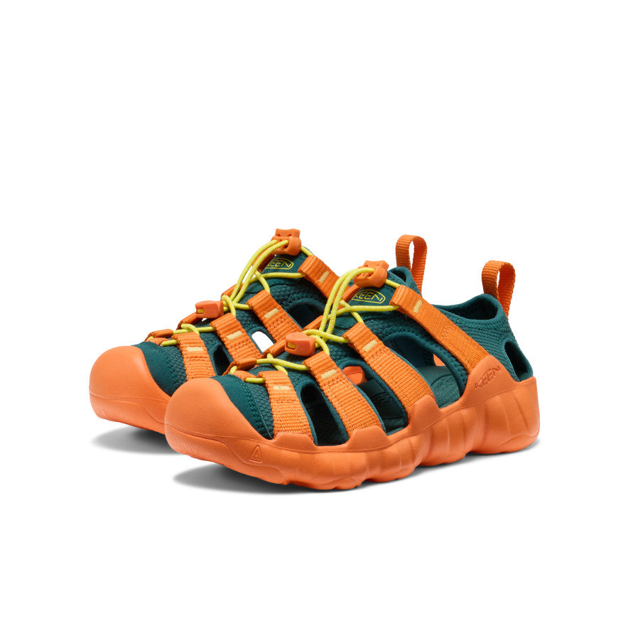 Big Kids' Hyperport H2 Sandal | Mediterranea/Orange Peel - Image 2