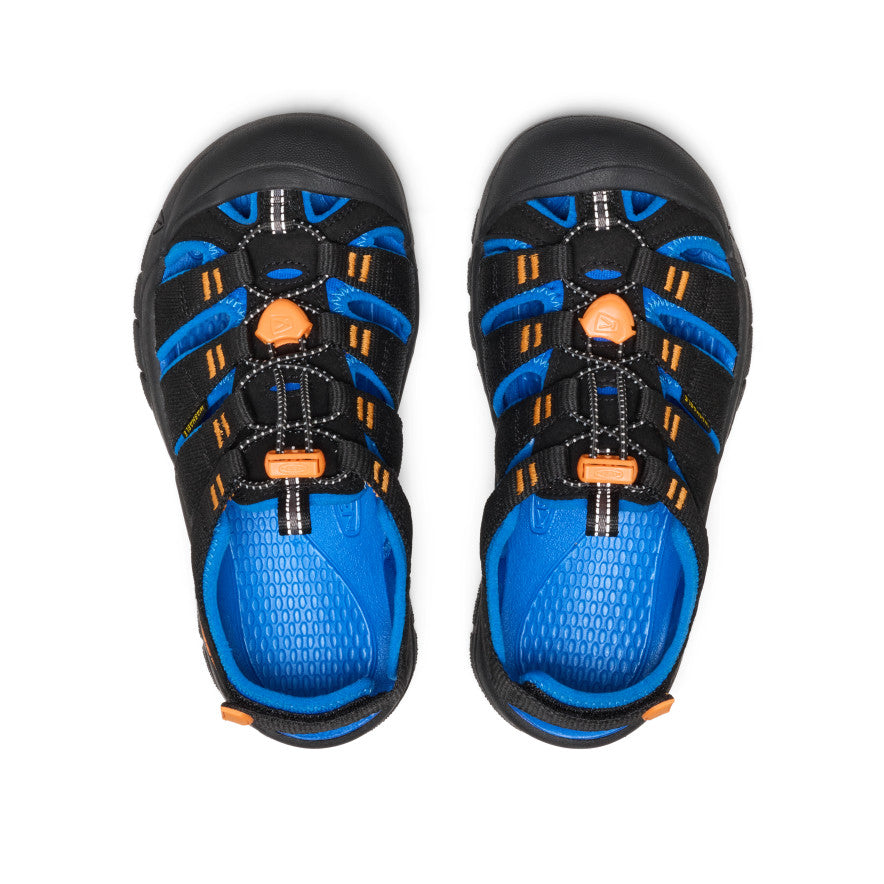 Big Kids' Newport Boundless Sandal | Black/Precious Blue - Image 4