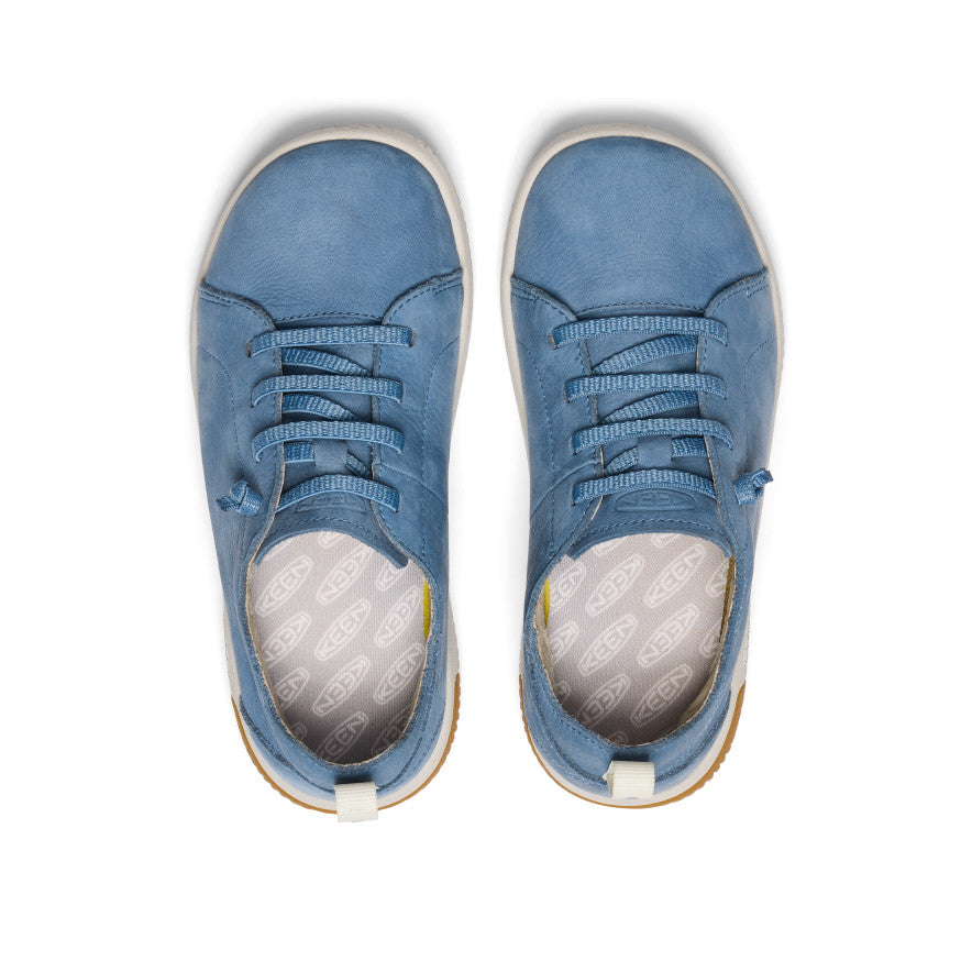 Big Kids' KNX Leather Sneaker | Coronet Blue/Vapor - Image 4