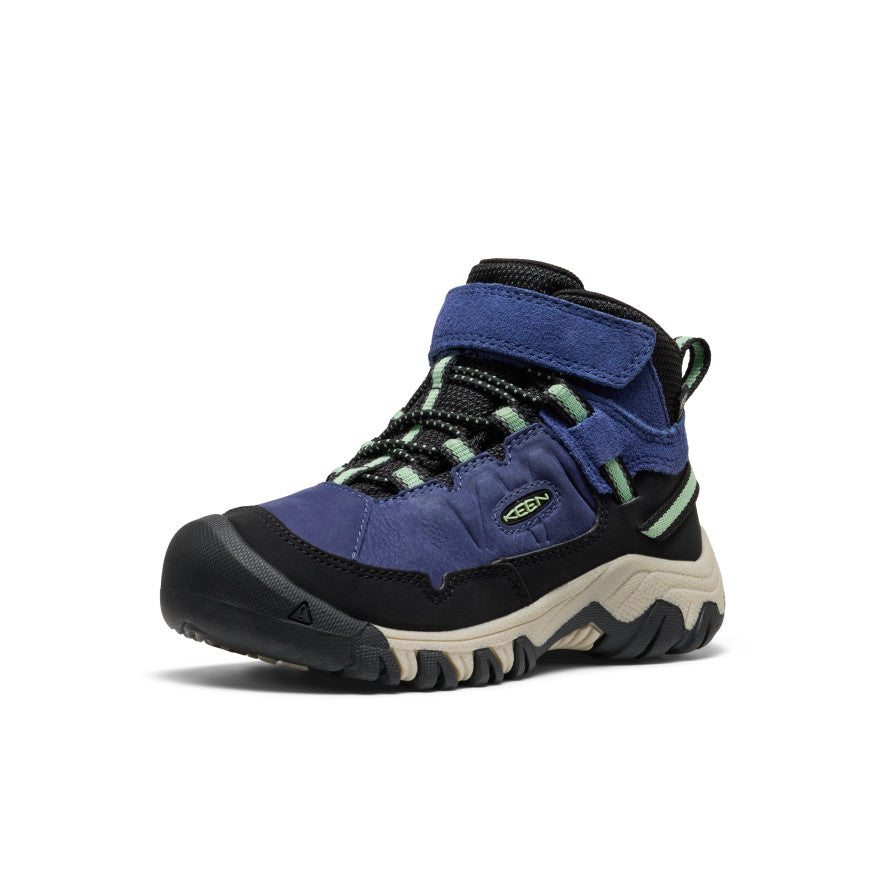 Little Kids' Targhee IV Waterproof Hiking Boot | Skipper Blue/Hemlock - Image 2