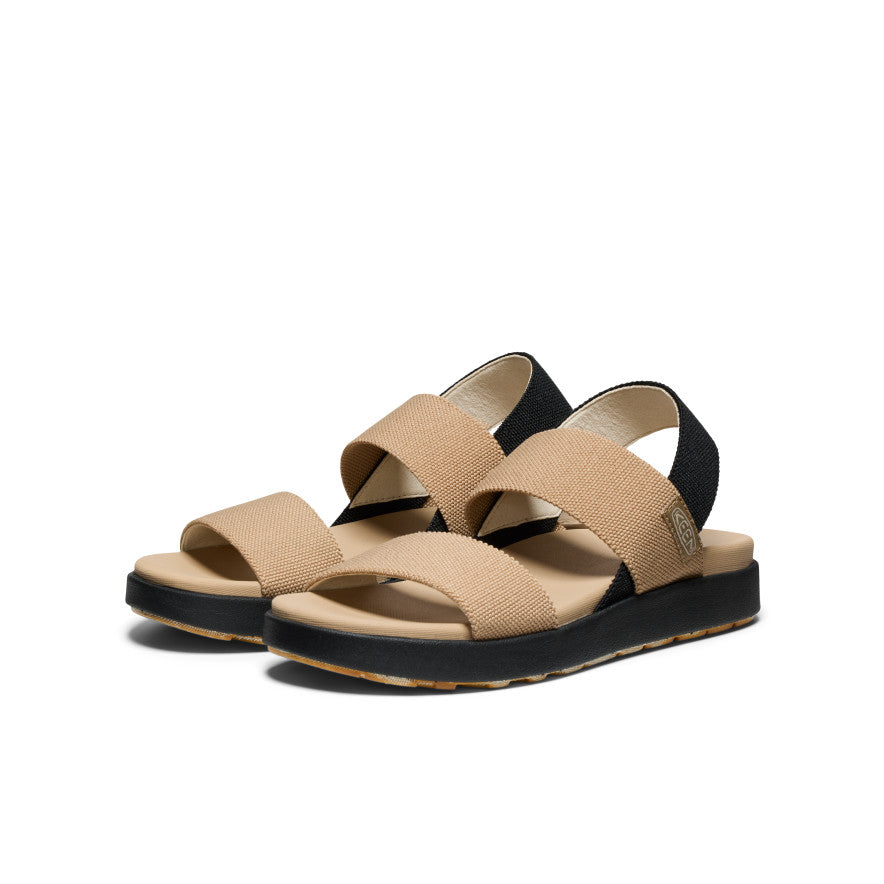 Women's Elle Backstrap Sandal Wide | Cornstalk/Black - Image 2