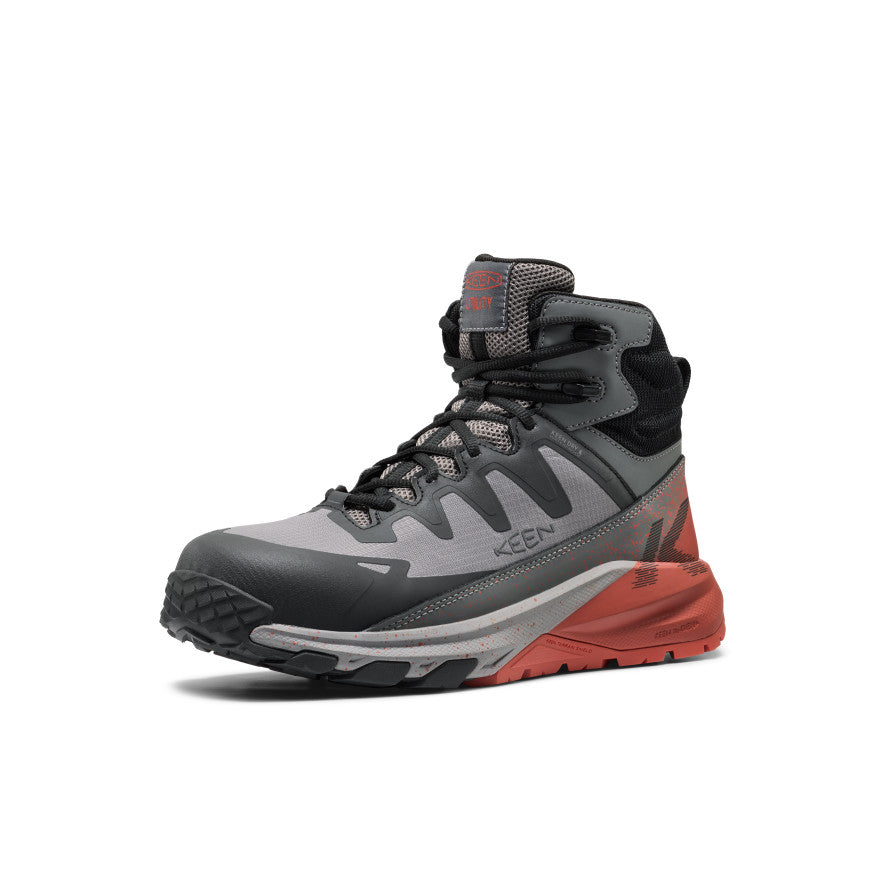 Men's Targhee Blur Waterproof Work Boot (Carbon Toe) | Steel Grey/Black - Image 3