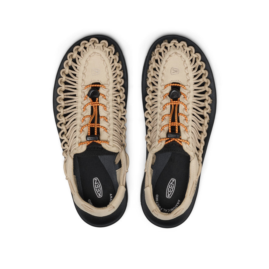 Men's UNEEK Sneaker | Safari/Orange Peel - Image 4