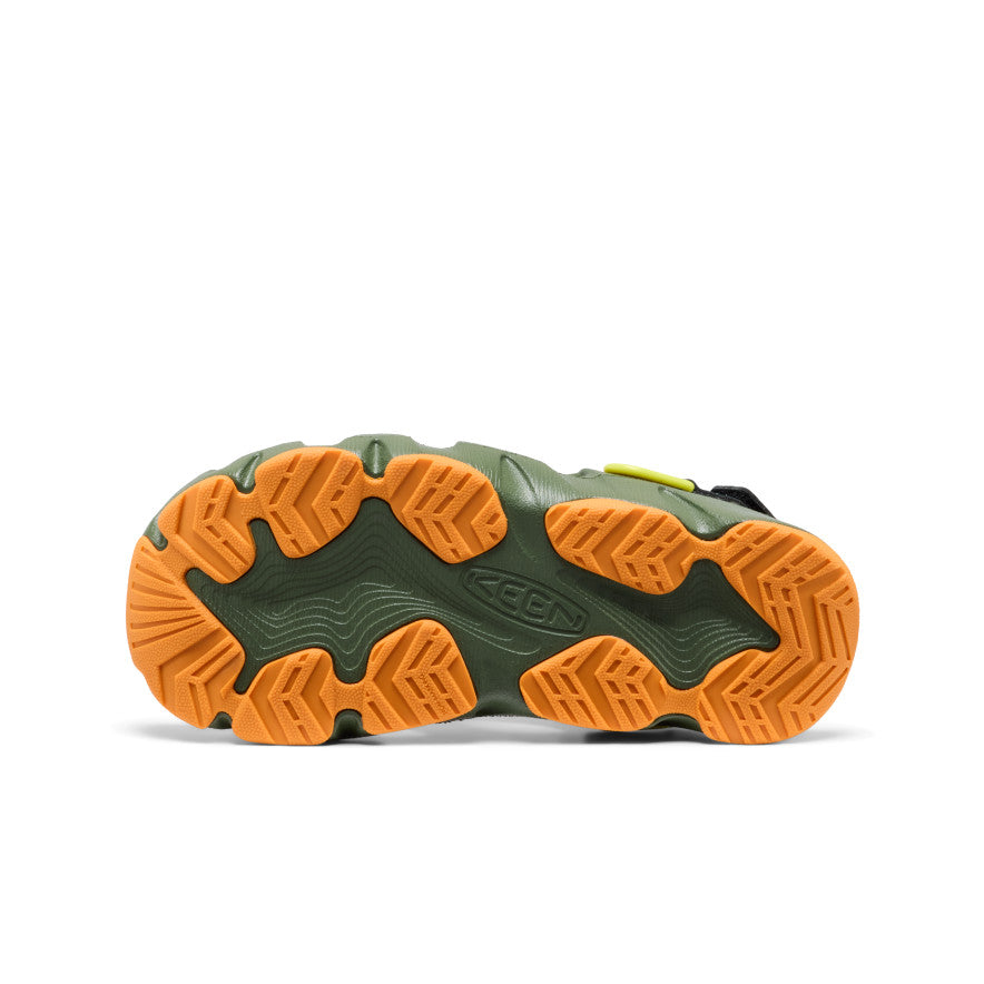 Big Kids' HyperFLT Clog | Bronze Green/Orange Peel - Image 6