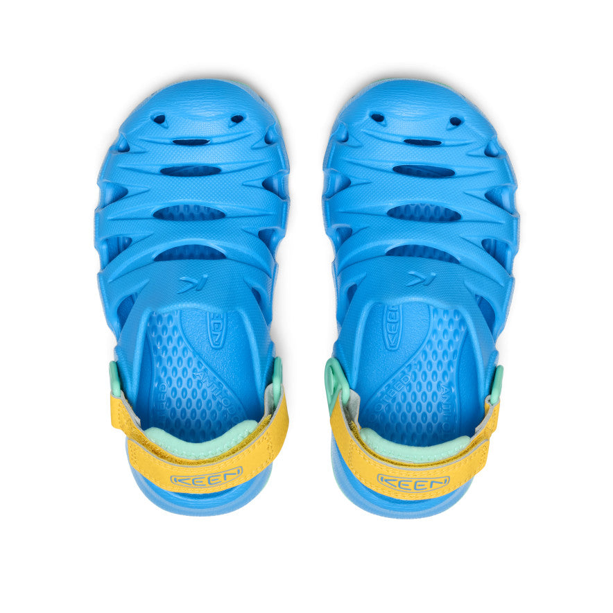 Little Kids' HyperFLT Clog | Azure Blue/Daffodil - Image 4