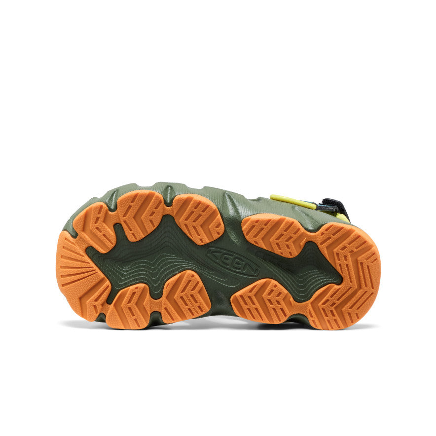 Little Kids' HyperFLT Clog | Bronze Green/Orange Peel - Image 6