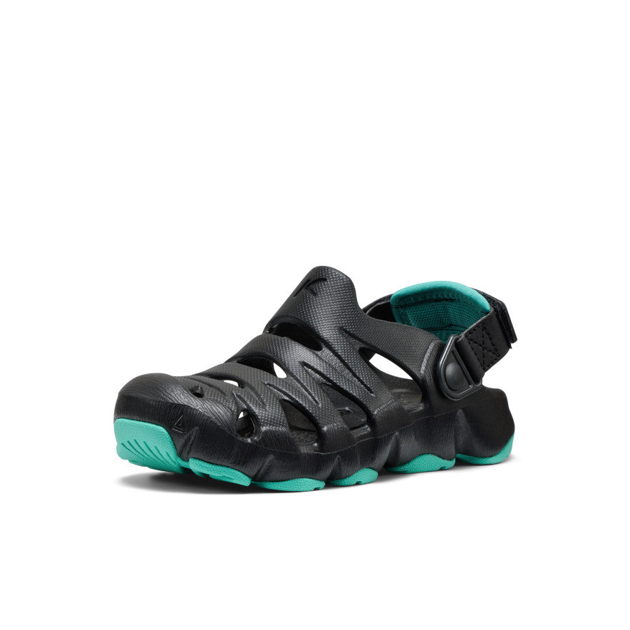 Little Kids' HyperFLT Clog | Black/Bright Aqua - Image 3