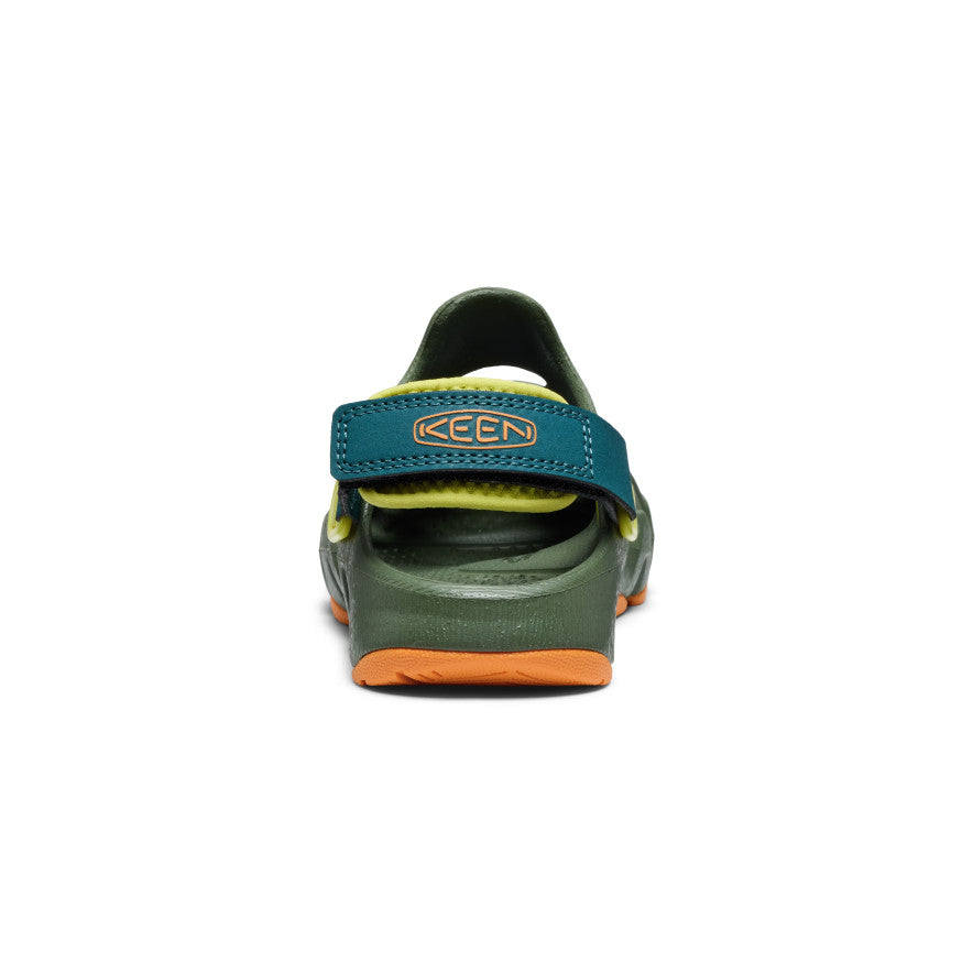 Little Kids' HyperFLT Clog | Bronze Green/Orange Peel - Image 5