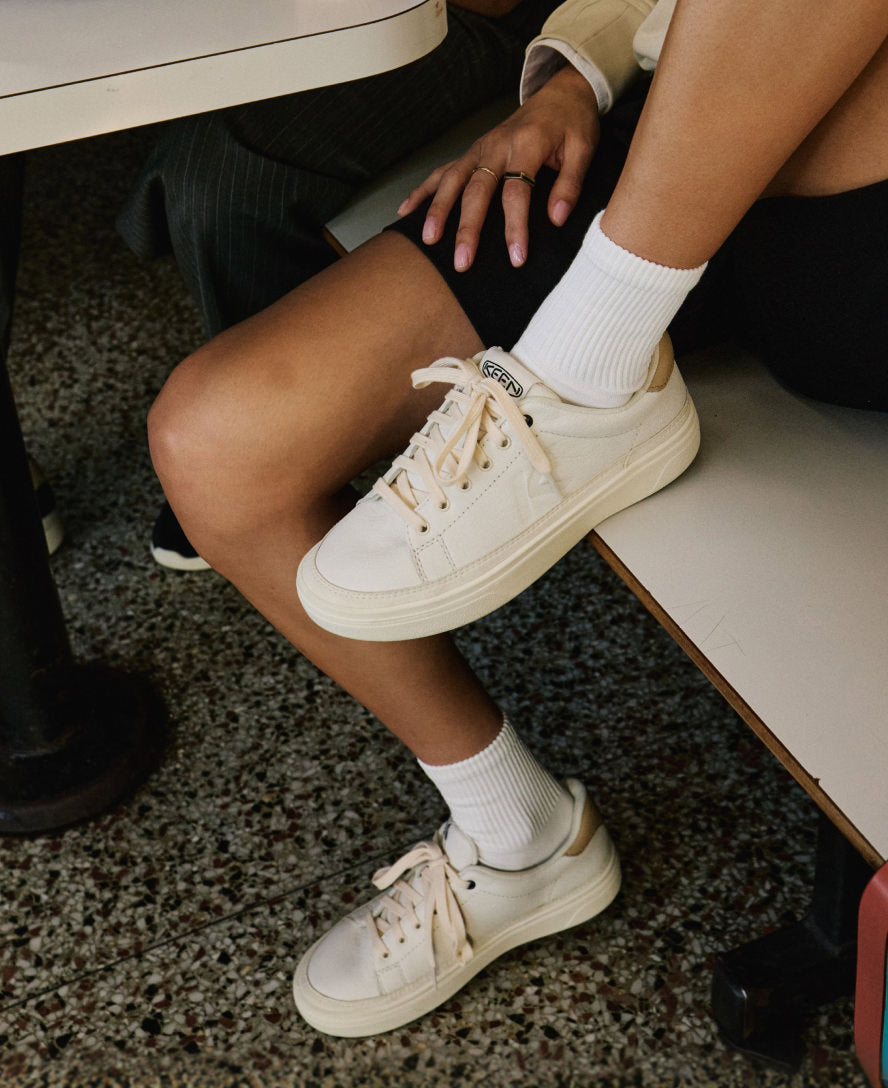 Women's KM1 Leather Sneaker | Birch/Safari - Image 8