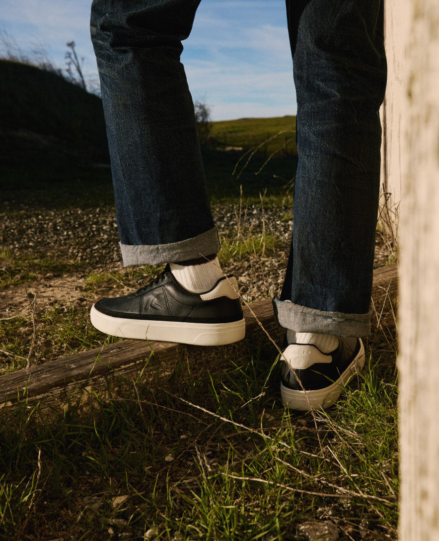 Men's KM1 Leather Sneaker | Bison/Black - Image 8